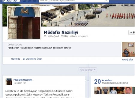 MÜDAFİƏ NAZİRİNƏ QARŞI В«FACEBOOKВ» TƏXRİBATI