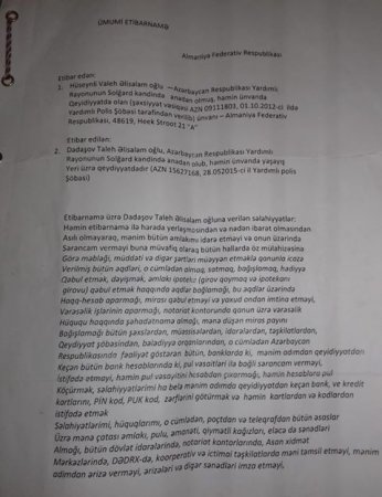 "Necə ola bilər ki, konsulluğun verdiyi etibarnaməni bank saxta sayır?" "Necə ola bilər ki, konsulluğun verdiyi etibarnaməni bank saxta sayır?"
