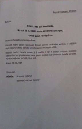 "Necə ola bilər ki, konsulluğun verdiyi etibarnaməni bank saxta sayır?" "Necə ola bilər ki, konsulluğun verdiyi etibarnaməni bank saxta sayır?"