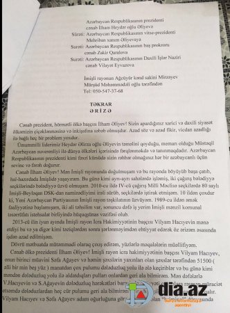 "Vilyam Hacıyev vəzifə verəcəyini vəd edib, 50 min manatımı aldı" "Vilyam Hacıyev vəzifə verəcəyini vəd edib, 50 min manatımı aldı"