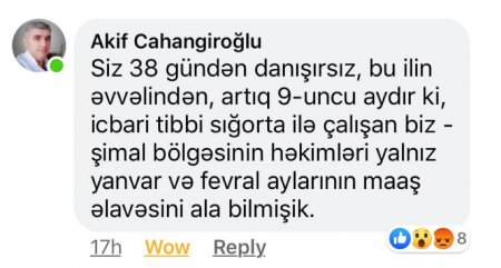 “6 aydır maaş əlavələrini almırıq” “6 aydır maaş əlavələrini almırıq”