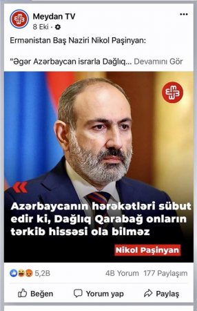 “Tovuz müharibəsində də onların simasını görmüşük, bunlar “Şeytan TV”-dir" “Tovuz müharibəsində də onların simasını görmüşük, bunlar “Şeytan TV”-dir"