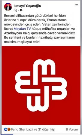 “Tovuz müharibəsində də onların simasını görmüşük, bunlar “Şeytan TV”-dir" “Tovuz müharibəsində də onların simasını görmüşük, bunlar “Şeytan TV”-dir"
