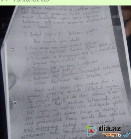 В«BalaxanıneftВ» Neft-Qaz Çıxarma idarəsi NARAZILIQ YARADIR