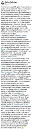 Orxan Mərdanın kino forumuna dəvət olunmaması ciddi narazılığa səbəb oldu Orxan Mərdanın kino forumuna dəvət olunmaması ciddi narazılığa səbəb oldu